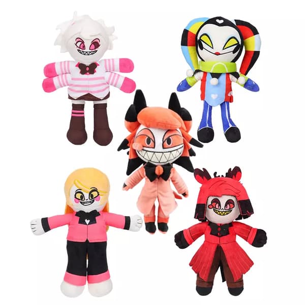 Anime Alastor Hazbin Hotel Figur Docka Fyllda Plyschleksaker Mjuka Leksaker Barnpresent E-25cm