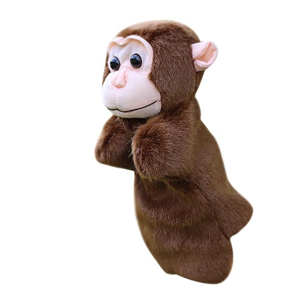 Djur Handdocka Helkropps Muppet Plyschleksak Rekvisita Barn Handske Docka Mjuk Plysch ☀ Monkey