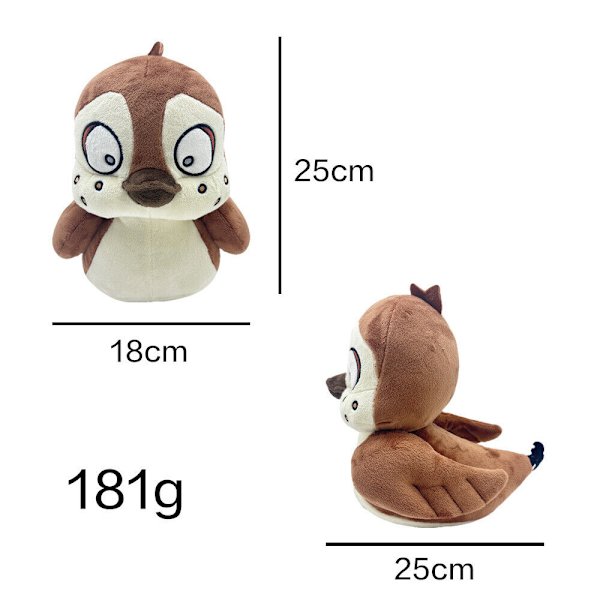 Migration Gwen Plysch Flying Duck Forward Perifer stoppad leksak 25cm