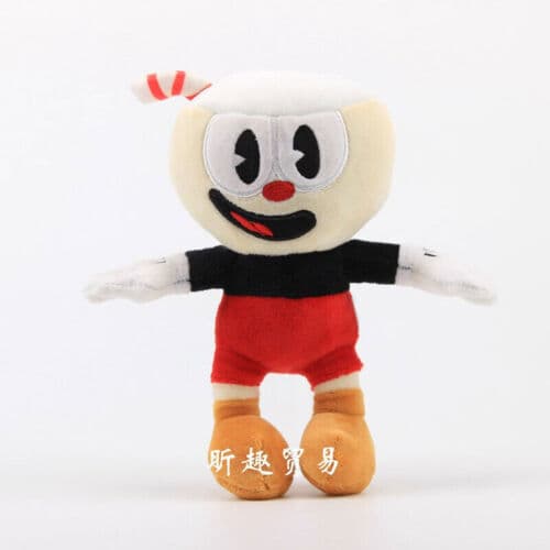 Cuphead Spel Mugman Mecup Brocup Tärningskopp Cup Head Plyschleksak Gosedjur Docka Present~ Cuphead