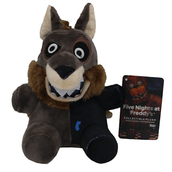 Five Nights at Freddy's FNAF Söt Plyschleksak Spel Docka 18cm Grå Varg mjuk