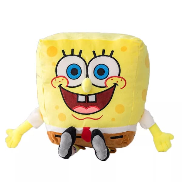 Spongebob Plyschleksak Teddy Barn Cartoon Present Mjuk Fylld Docka Patrick Star Leksaker 5pcs