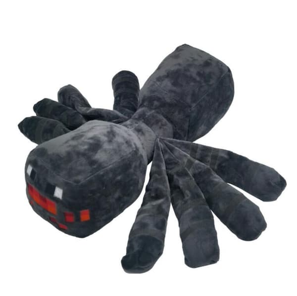 Minecraft Mjukdocka My World Plyschleksak Bläckfisk Fladdermus Spindel Barn Present 1/2/4 st 30cm Big Spider