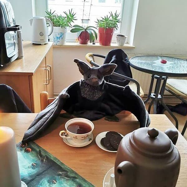Halloween Den Stora Plyschleksaken För Barn Kram-Fyllda Djurleksaker Mjuka