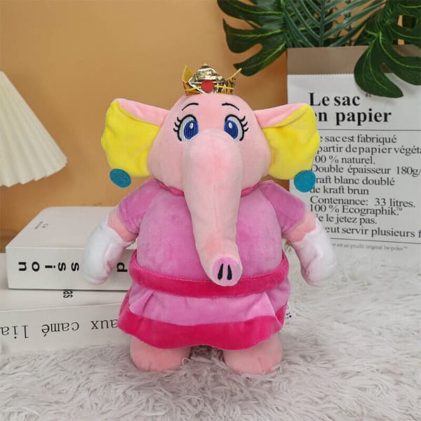 11 Super Mario Bros Wonder plyschleksaker Princess Peach Elephant Stoppad Doll Present