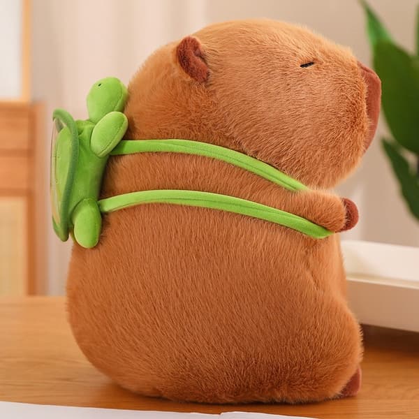 Capybara plyschleksak fyllda plyschar Mjuka gosedjur docka kudde julklappar Capybara+Turtle 23CM