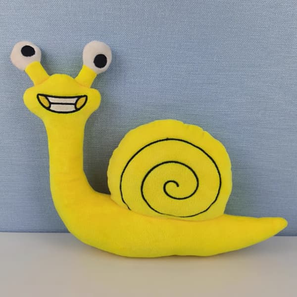 23 cm Gul Snigel Plyschleksak Gosedjur Plysch Snigel Gosedjur