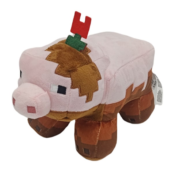 Mincraft Mjuk Leksak Gosedjur Docka Plysch Present Barn Pojke Födelsedag MC Spel Docka 25cm Muddy Pig