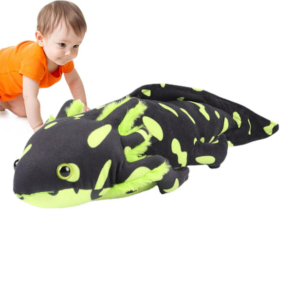 Axolotl Salamander Gosedjur Plyschleksak Mjuk Gosedjur Axolotl kudde