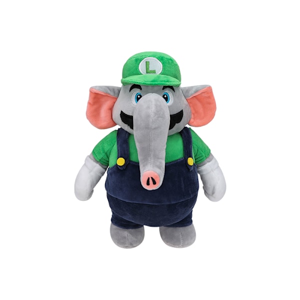 Super Mario Bros Wonder plyschleksaker Elefantstoppad docka Julklappar för barn Elephant Luigi -11 inch