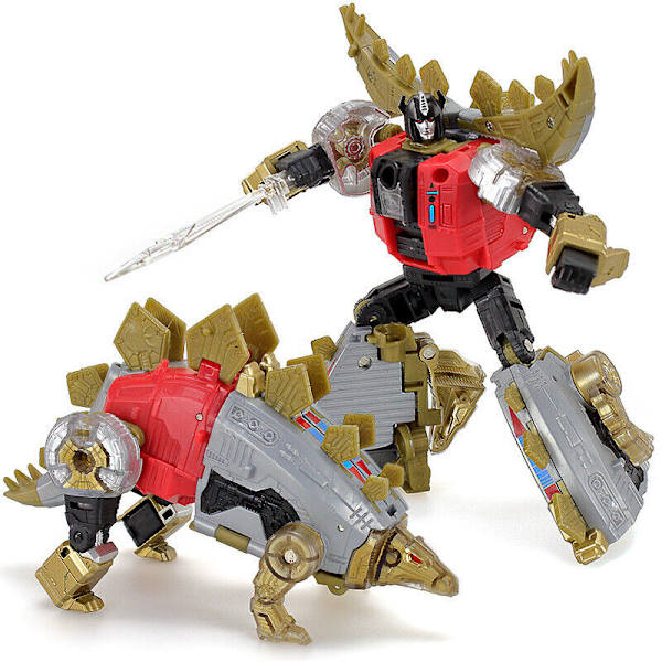 Transformator BPF 03 Snarl Dinobot Beast Dinoking Stegosaurus Action Figurleksak