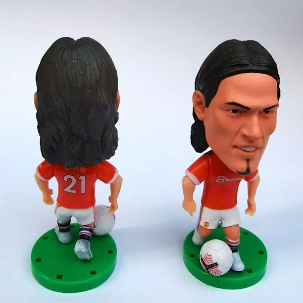 Fotbollsspelare minifigurer Realistiska sparkar och exakta detaljer Ernesto Cavani