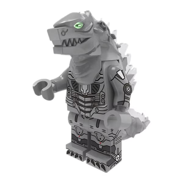 Godzillaes Filmserie Stor Dinosaurie Byggkloss Monsterking Mini Animation A 24