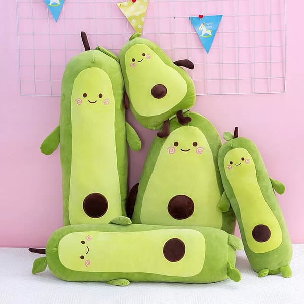 Avokadokudde Perfekt matplyschleksakpresent för flickor, pojkar Doll 90cm/35.4