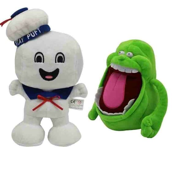 Ghostbusters Slimer Plyschdocka Mjuk fylld Söt Spökstoppade Barnleksakspresenter A