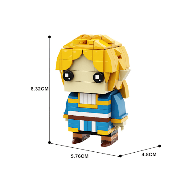 The Legend of Zelda Karaktär Modell Byggklossar Barn Pedagogisk Leksak Present Zelda - Princess  142pcs