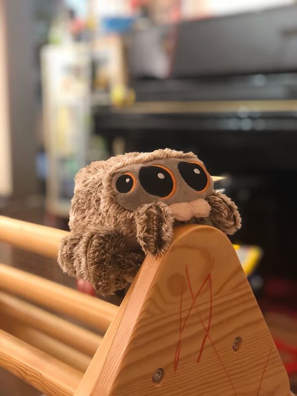 20cm Lucas The Spider 1:a Mjuk Stoppad Leksak Plyschdocka Barn Gosedjur Julklapp