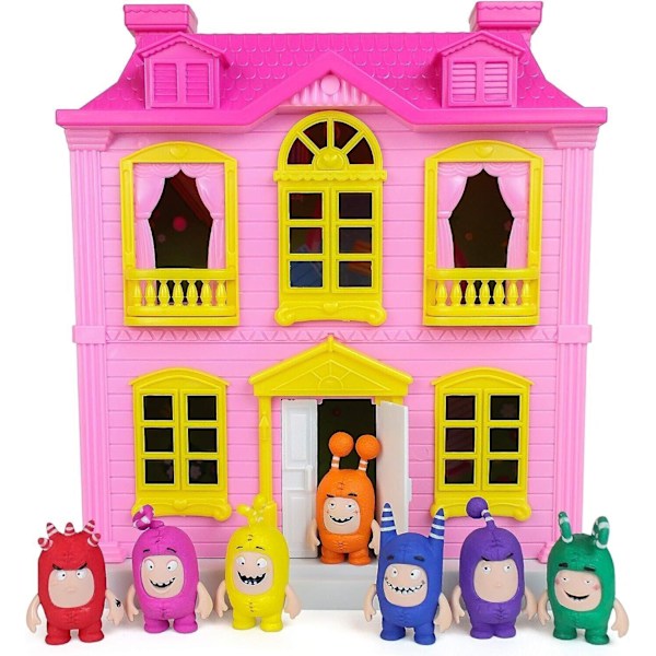7 st Anime Tecknad Oddbods Leksak Docka PVC Figur Samlarobjekt Modell Set Gåva Barn