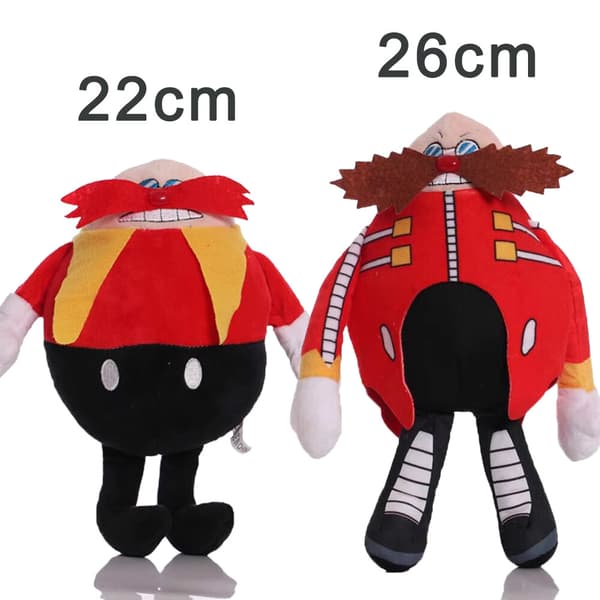 22/26 cm Dr. Eggman Mjuk Leksak Sonic new Hedgehog Plyschleksak Gosedjur Barnpresenter 26cm Dr.Eggman