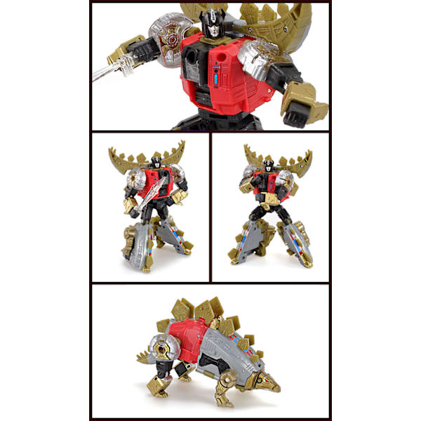 Transformator BPF 03 Snarl Dinobot Beast Dinoking Stegosaurus Action Figurleksak