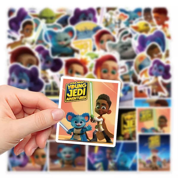 50X Star Wars Young Jedi Adventures TV ids Tonåringar Scrapbook Graffiti Stickers