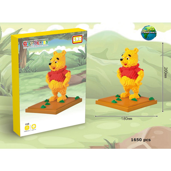 Actionfigurer Nano Mikro Byggklossar Samling Pedagogisk DIY Leksak Gåva Smurf
