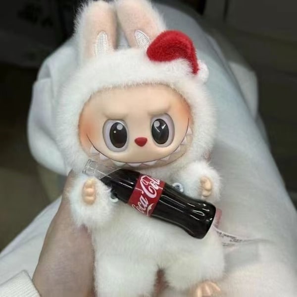 Ny* Labubu The Monsters Coca-Cola Serie Plysch Figur Leksak Present Tre typer C