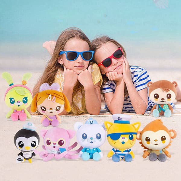 Nya Octonauts Besättning Kapten Barnacles Peso Plyschdocka Gosedjur Leksaker Barn Presenter 16-30cm 16cm Vegimal Tunip