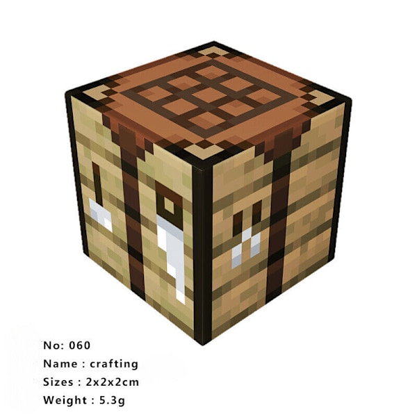 Rikt utbud av magnetiska block Minecraft-kuber DIY Byggleksaker Set 10 st 44 crafting