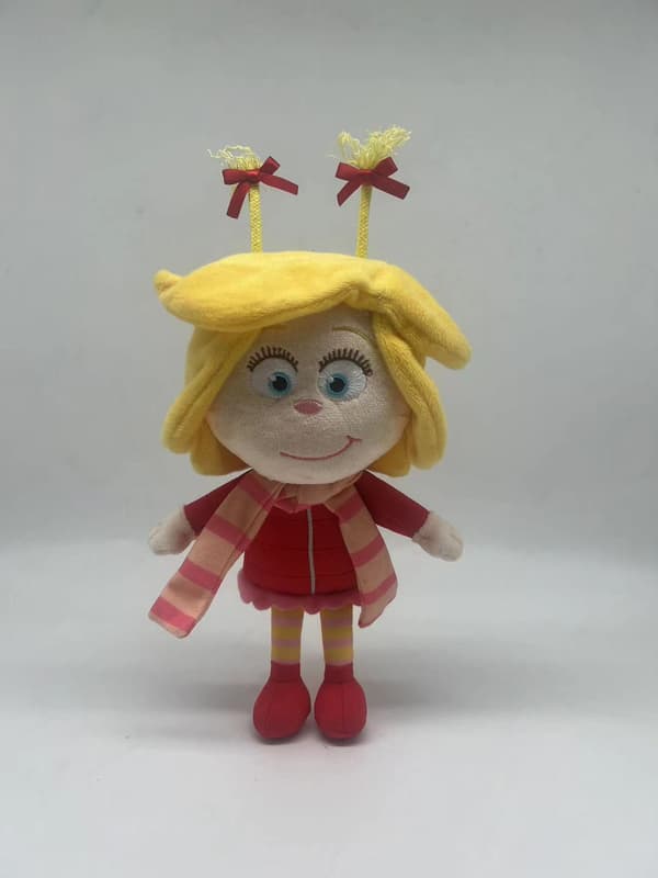 10\" Grinch Flickleksak Mjukdjur Docka Plyschleksak Present Barn Pojke Jul