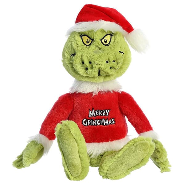 Jul Grinch Plyschdocka Mjukt Gosedjur Jul Teddy Barn Julklapp NY D