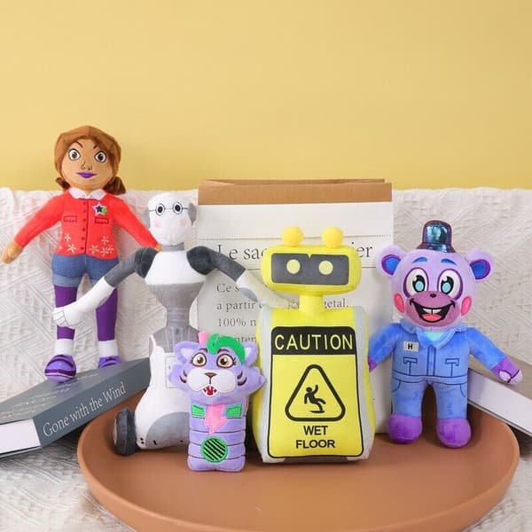 Fnaf Security Breach Ruin Plyschleksak Unik karaktärsdesign Pp bomullsfyllning Blue