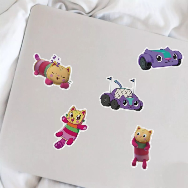 50X Gabby's Dollhouse Stickers Hydro Flask Laptop Kid Party Presentpåse Scrapbook