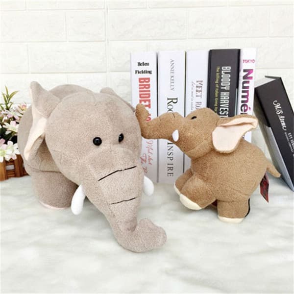 för barn Elefantdocka Gosedjur Flodhästleksaker Plyschleksak Grey hippo 30cm