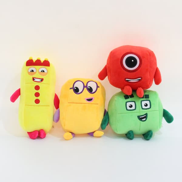 Numberblocks Digital Blocks Anime Gosedjur Plyschdocka Barn Actionfigur Mjuka Leksaker digit10-27cm