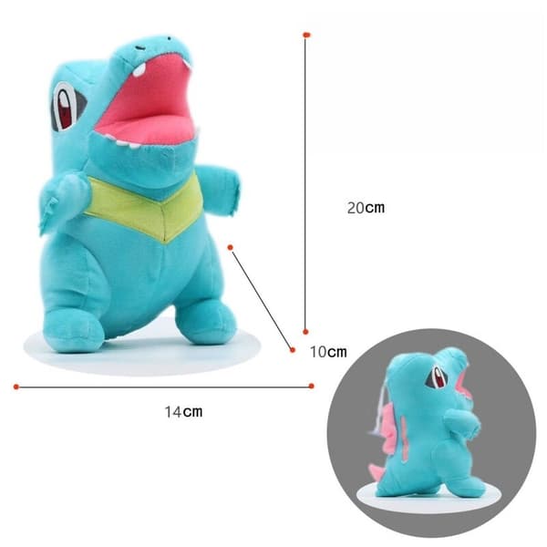 22 cm Poké é mon Mjukdjur Totodile Gosedjur Docka Plysch Present Barn Pojke ワニノコ