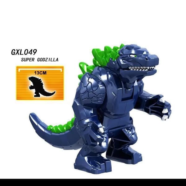 Godzillaes Filmserie Stor Dinosaurie Byggkloss Monsterking Mini Animation A 08