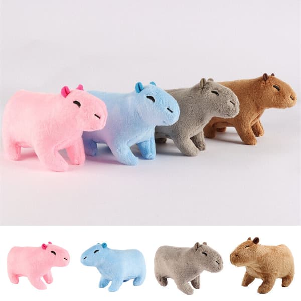 Gnagare Capybara Simulation Plyschleksak Gosedjur Dockor Heminredning Present Barn Grey 20cm/7.87in