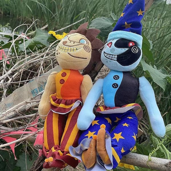 Sundrop fnaf Clown Docka Säkerhetsbrist Sol Måne Docka Midnattsbjörn Leksak plysch mjuk Standing Sun+Standing Moon