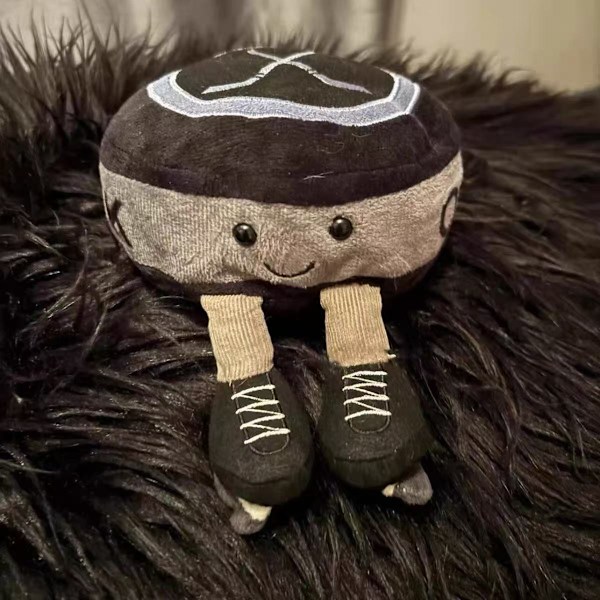 JellyCat Mini Amuseables Ishockeypuck 10cm Gosedjur BNWT mjuk plysch