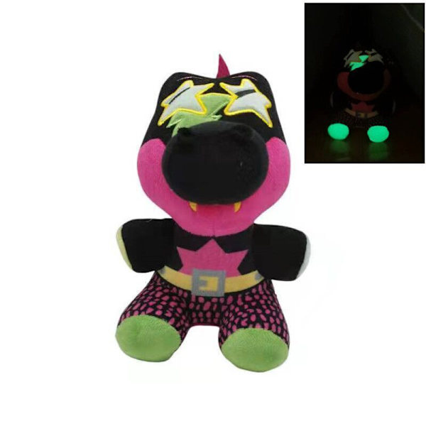 Luminous Funko FNAF Stuffed Plysch Fem nätter på Freddy's Plushie Dolls Moondrop Luminous Crocodile