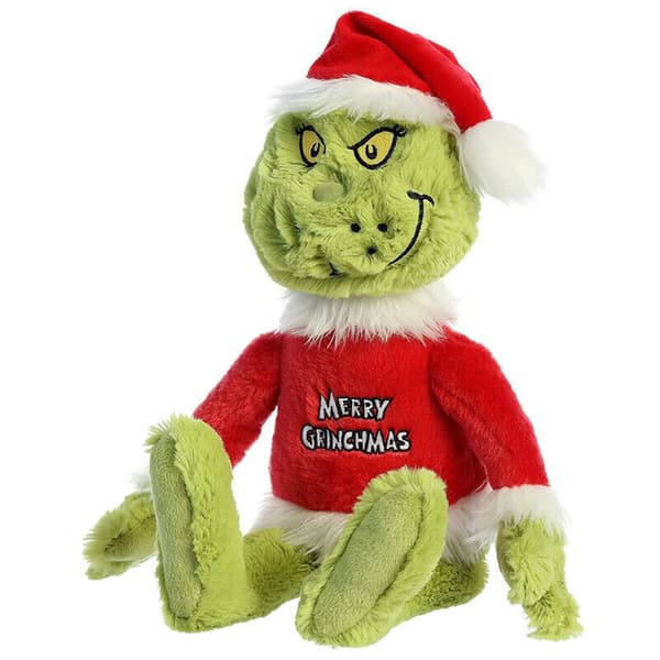 Jul Grinch Plyschdocka Mjukt Gosedjur Jul Teddy Barn Julklapp NY D