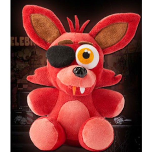 FNAF Plysch Five Nights at Freddy's Sanshee Röd Foxy Mjuk Plyschleksak Pojkpresenter Leksaker