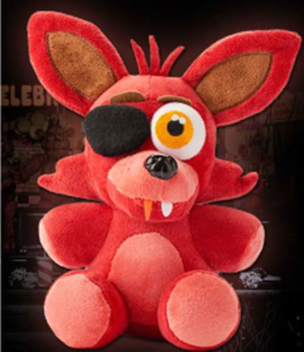 Skräckspel Five Nights Red Fox Plyschleksak Barnpresent Fylld Docka Födelsedagspresent mjuk