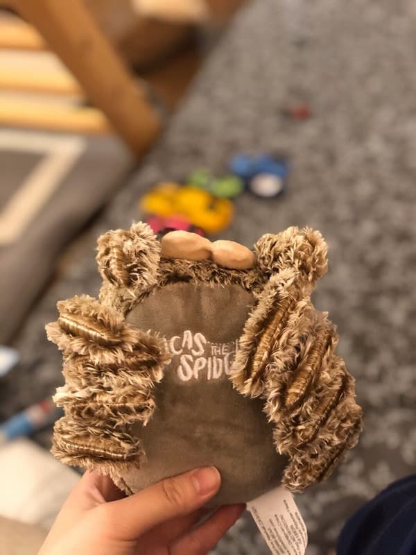 20cm Lucas The Spider 1:a Mjuk Stoppad Leksak Plyschdocka Barn Gosedjur Julklapp