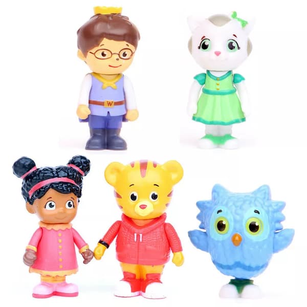 Tiger's Daniel 5st Neighborhood Friends Actionfigurer Barnpresent Julleksak