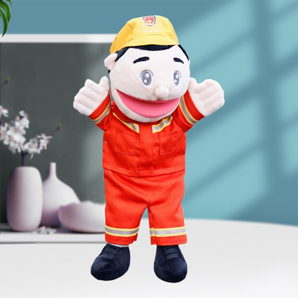 Mjuk Plyschleksak Handdocka, Roliga Dockor Leksak Professionell Karaktär Handdocka❀ #34