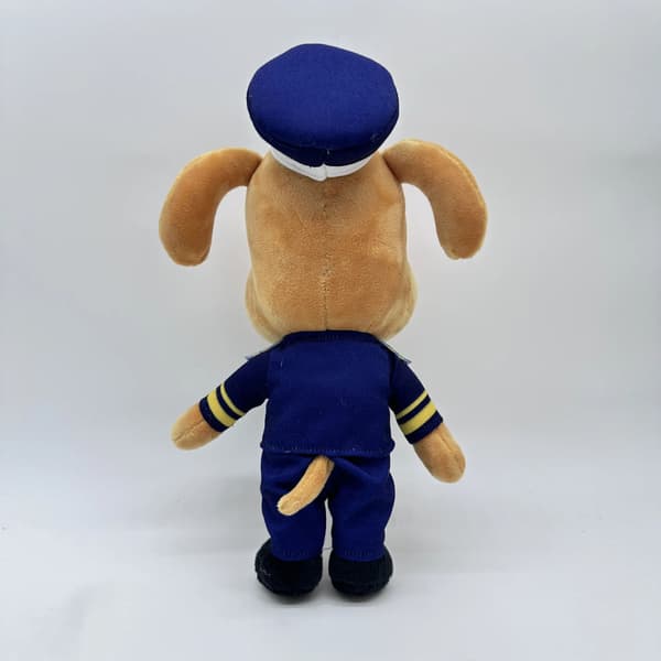 Sheriff Labrador Plyschleksak Tecknad Hund Gosedjur Figur Doll gåva