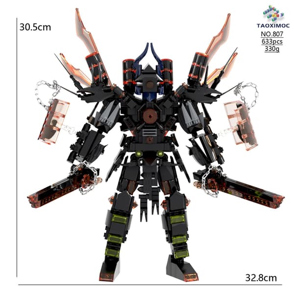 Mini Kameraman Modell Byggklossar Set för Skibidi Toalett MOC Klossar Leksaker MOC 770