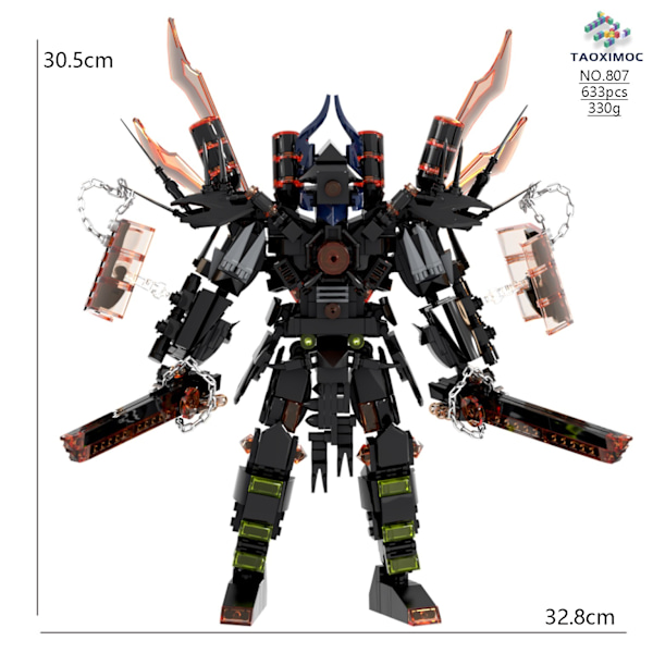 Mini Kameraman Modell Byggklossar Set för Skibidi Toalett MOC Klossar Leksaker MOC  MT61-B